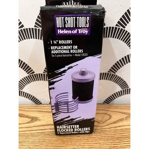 Helen of Troy HOT SHOT TOOLS 5 Replacement Rollers + Clips 1 3/4" 51031 Hair Set